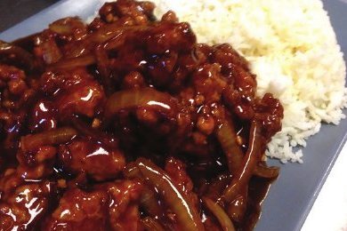 Chili Chicken with Steam Rice
